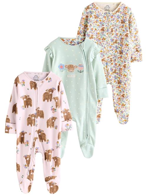 Next Nattøj  beige / brun / mint / gammelrosa