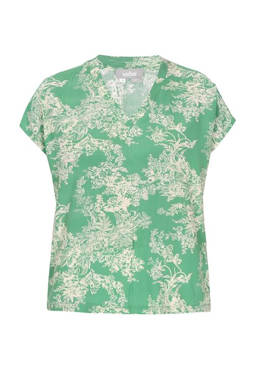 FELIPA Bluse 'Fashion Look'  lysebeige / lysegrøn