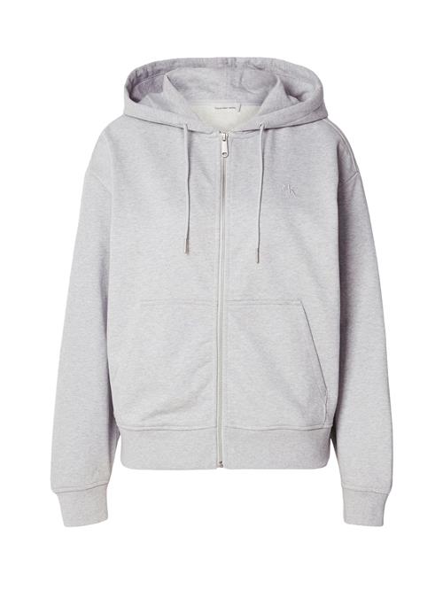 Calvin Klein Jeans Sweatjakke  lysegrå