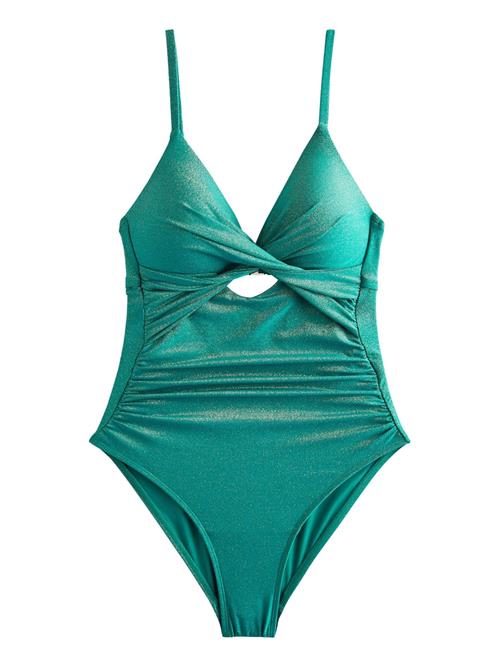 Next Badedragt  cyanblå