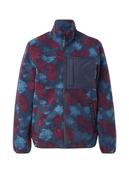 Iriedaily Fleecejakke 'Arkta'  navy / lyseblå / rubinrød