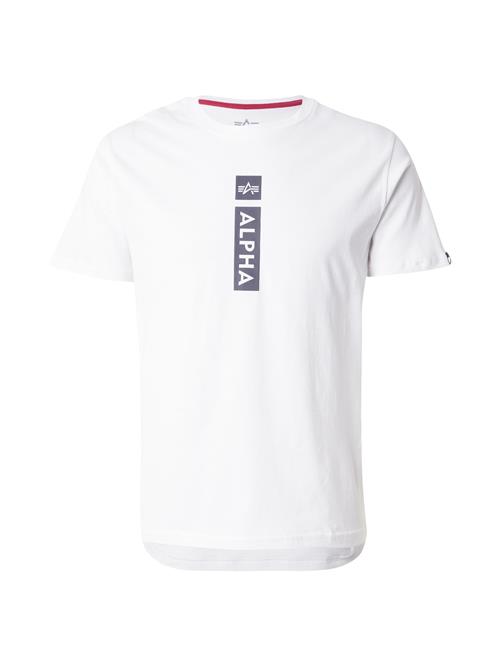 ALPHA INDUSTRIES Bluser & t-shirts  sort / hvid