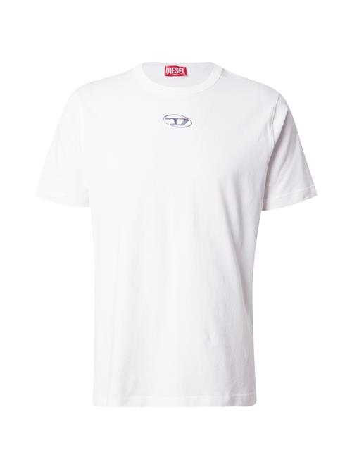 DIESEL Bluser & t-shirts 'T-ADJUST-OD'  sølv / hvid