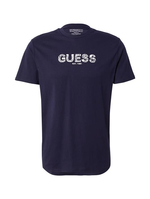 GUESS Bluser & t-shirts  mørkeblå / hvid