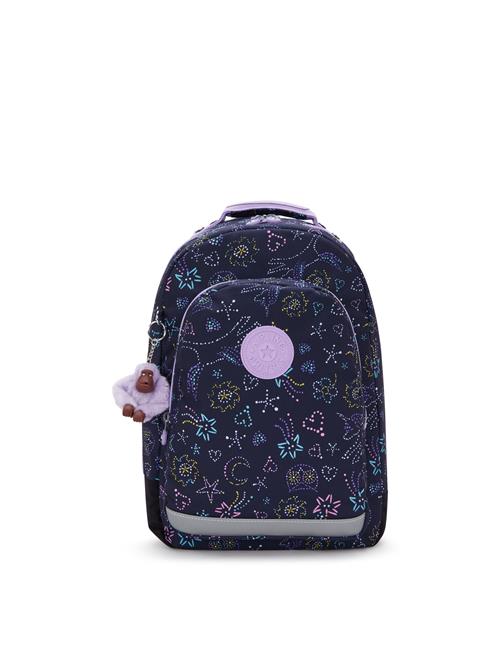 KIPLING Rygsæk 'Class Room'  navy / himmelblå / gul / lavendel
