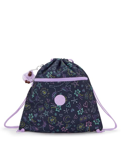 KIPLING Gymnastiksæk 'Supertaboo'  navy / gul / mint / lavendel