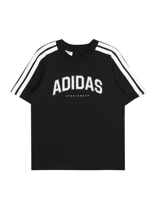 ADIDAS SPORTSWEAR Funktionsskjorte 'Collegiate'  sort / hvid