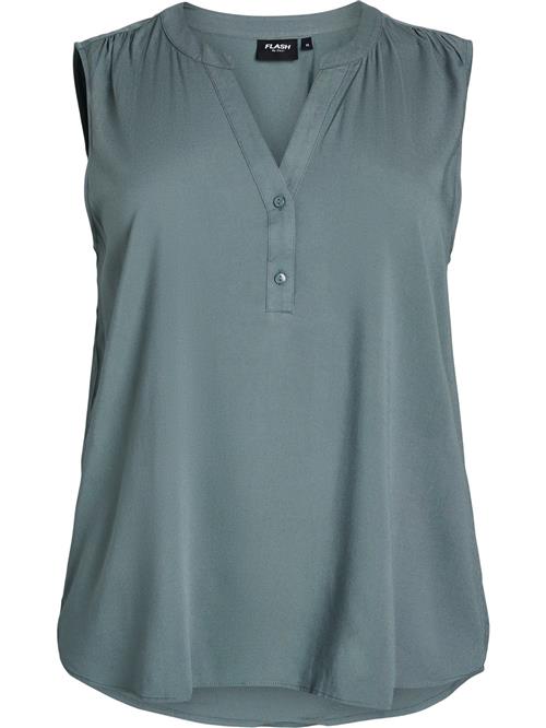 Flash by Zizzi Bluse 'Flenni'  jade