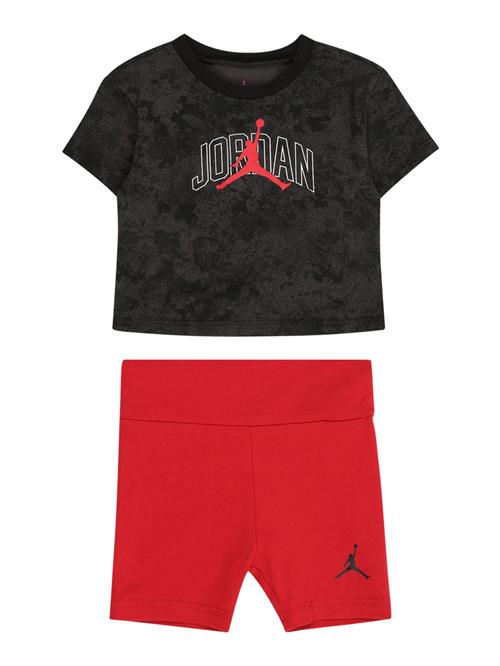 Jordan Sæt  rød / sort / hvid