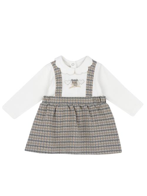 Chicco Kjole  beige / grå / hvid