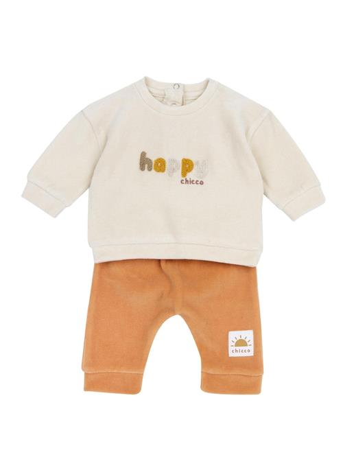 Chicco Sæt  creme / mørkebeige / gylden gul / mandarin