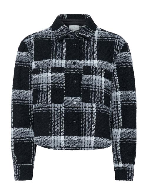 Kaffe Overgangsjakke  grå / sort / hvid