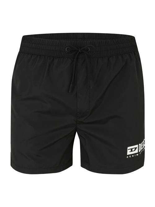 DIESEL Badeshorts 'KEN-37-D-BOX'  sort / hvid