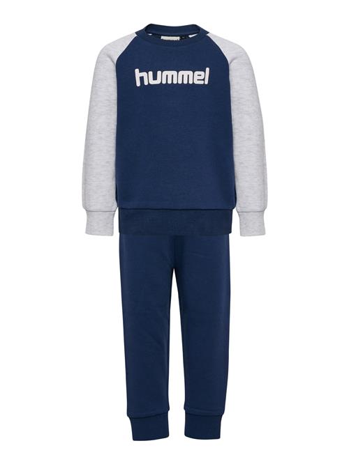 Hummel Træningsdragt  mørkeblå / grå-meleret / hvid