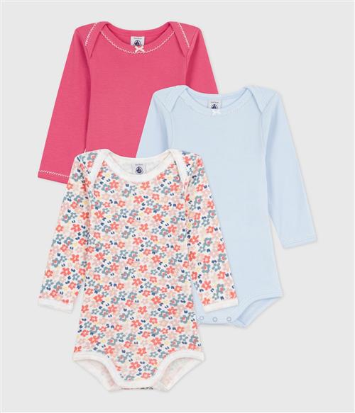 PETIT BATEAU Sparkedragt/Body  lyseblå / orange / pitaya / hvid