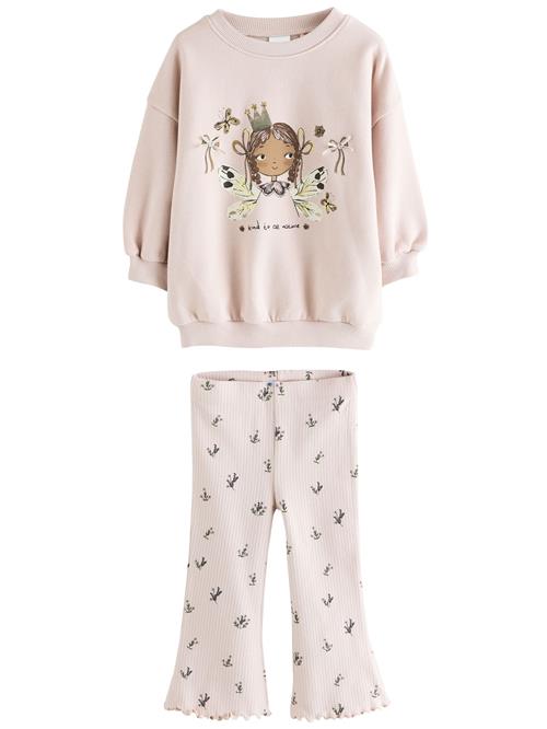 Next Sæt  brun / gul / pastelpink / sort