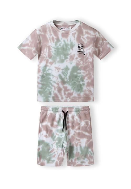 MINOTI Sæt  taupe / grøn / hvid