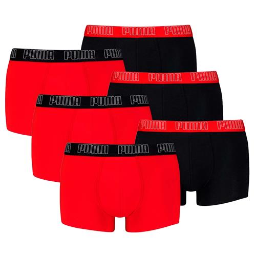 PUMA Boksershorts  rød / sort / hvid