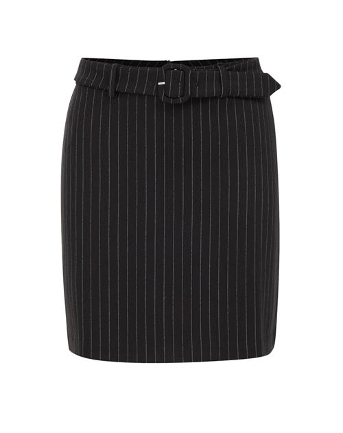 WE Fashion Nederdel  sort / hvid