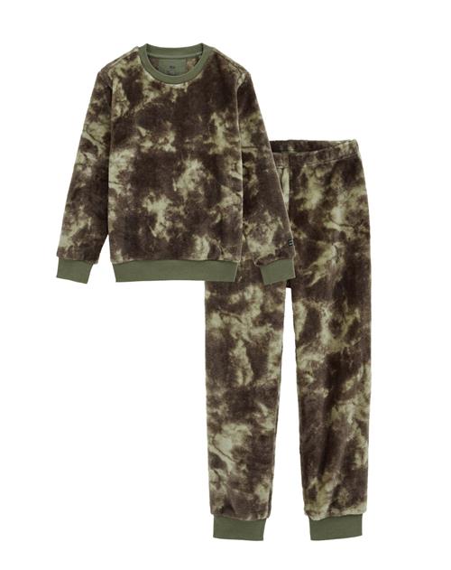 WE Fashion Nattøj  brun / grøn