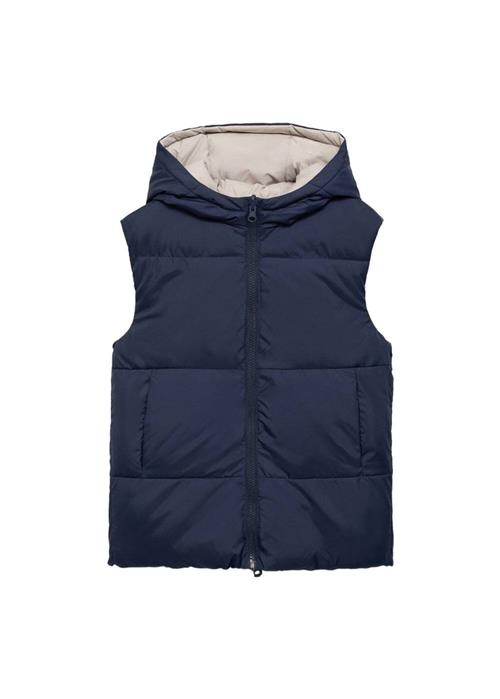 MANGO KIDS Vest 'Gerard'  creme / navy