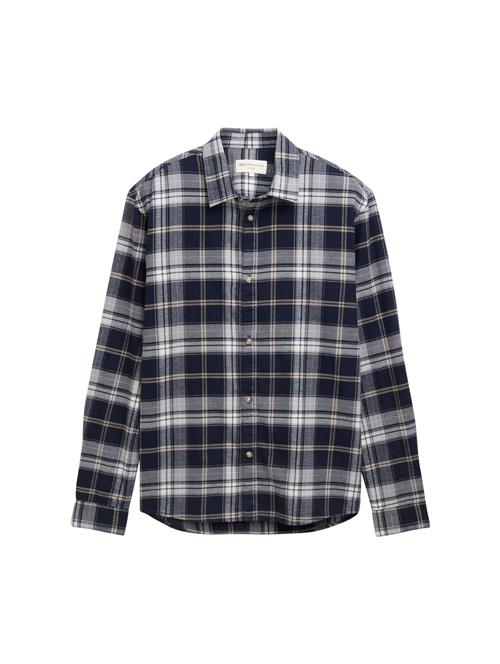 TOM TAILOR DENIM Skjorte  navy / greige / hvid