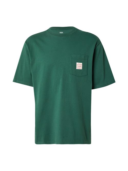 LEVI'S ® Bluser & t-shirts 'Workwear Tee'  gran / rød / hvid