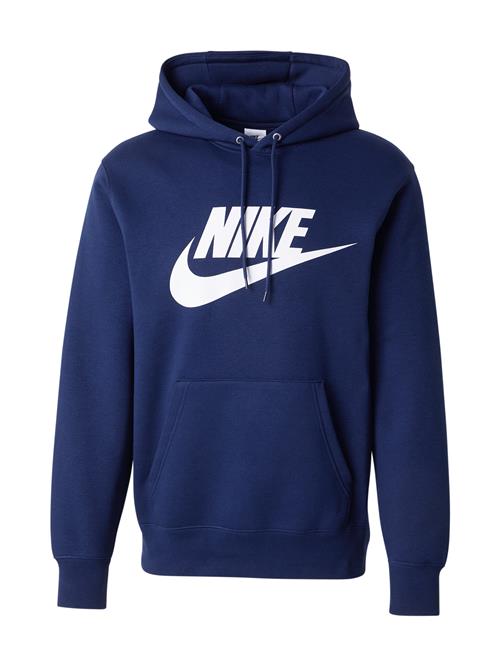 Nike Sportswear Sweatshirt 'CLUB'  navy / hvid