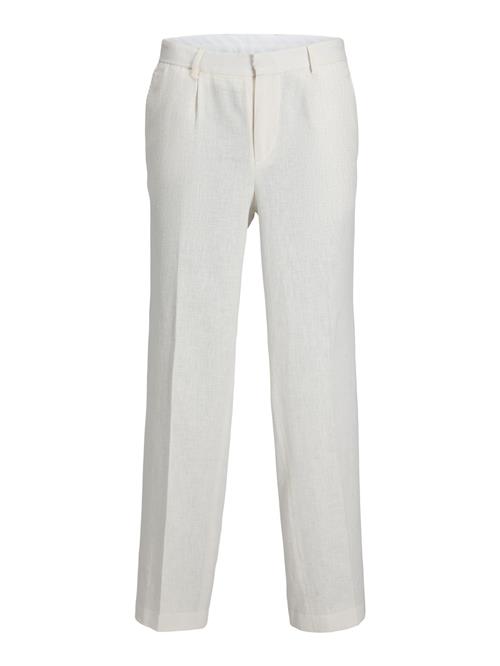 JACK & JONES Bukser med lægfolder 'JPRMarcus'  hvid