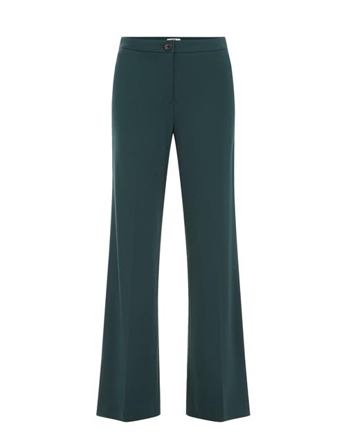 WE Fashion Bukser med fals  grøn