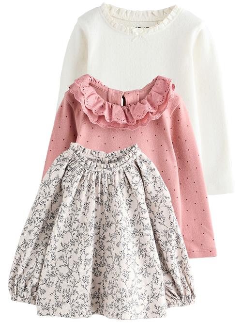 Next Bluser & t-shirts  ecru / gammelrosa / sort / hvid