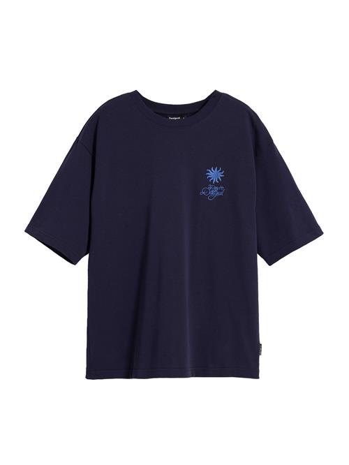 Desigual Bluser & t-shirts  blå / natblå / mørkebrun / hvid