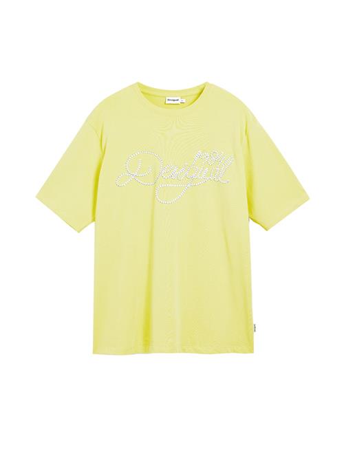 Desigual Bluser & t-shirts  lemon / hvid