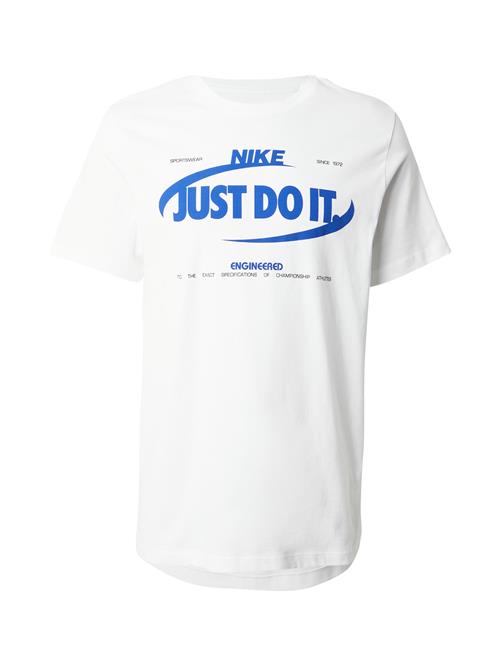 Nike Sportswear Bluser & t-shirts  blå / hvid