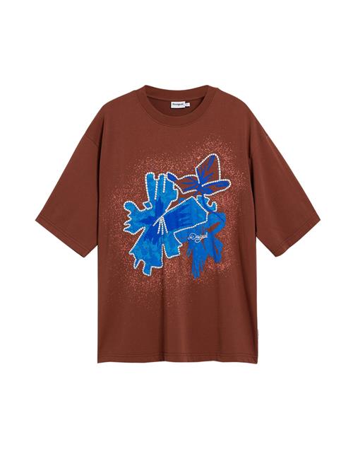 Desigual Bluser & t-shirts  blå / brun / hvid