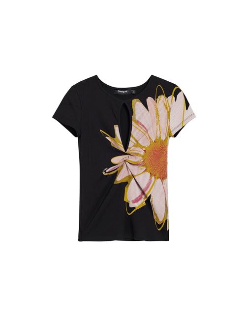 Desigual Shirts  creme / curry / lyserød / sort