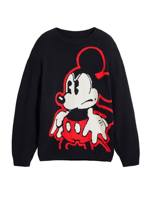 Desigual Sweatshirt  rød / sort / hvid