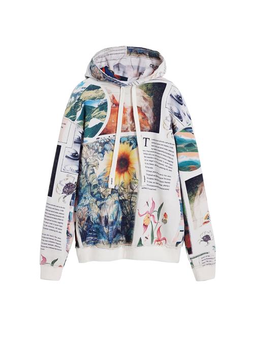 Desigual Sweatshirt 'Sunflower'  blandingsfarvet / hvid