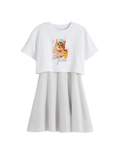 Desigual Kjole  blandingsfarvet / hvid