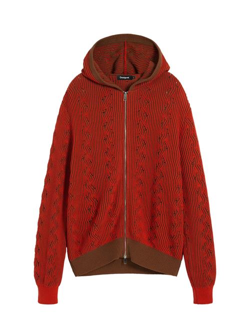 Desigual Sweatjakke  brun / rød