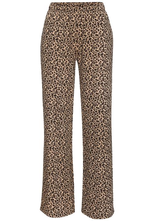 s.Oliver Pyjamasbukser  beige / lysebrun / sort