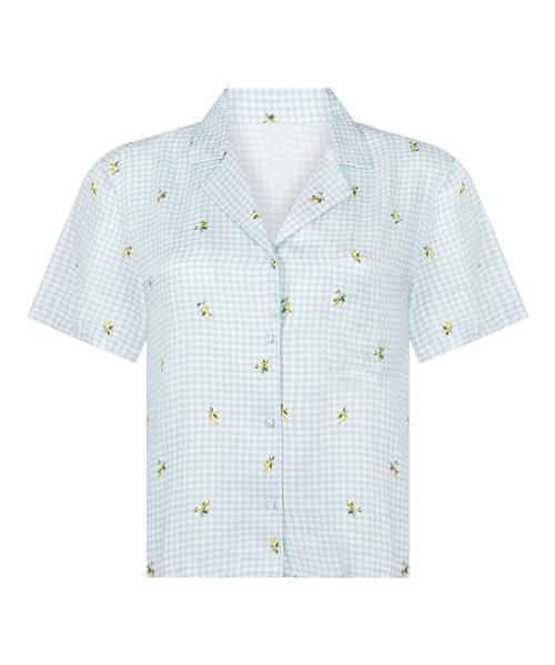 Hunkemöller Soveskorte  gul / græsgrøn / lysegrøn / naturhvid