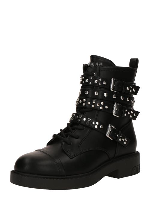 GUESS Snørestøvletter 'Fynal'  sort