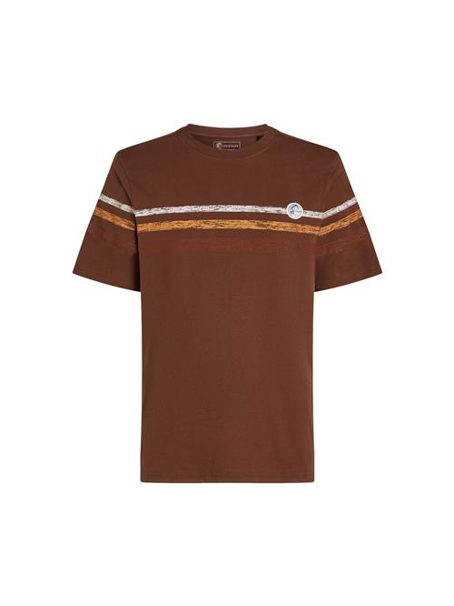 O'NEILL Bluser & t-shirts  kastaniebrun / orange / hvid