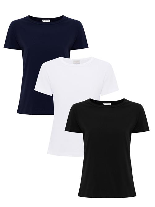 Cortera Shirts 'Delmare'  navy / sort / hvid