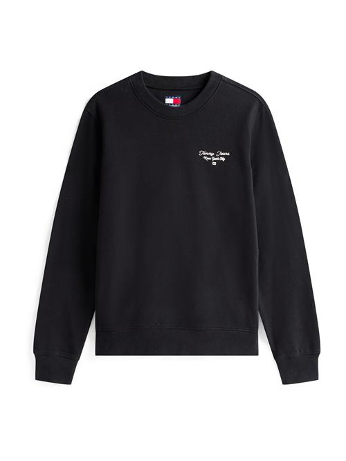 Tommy Jeans Sweatshirt 'ESS'  sort / hvid