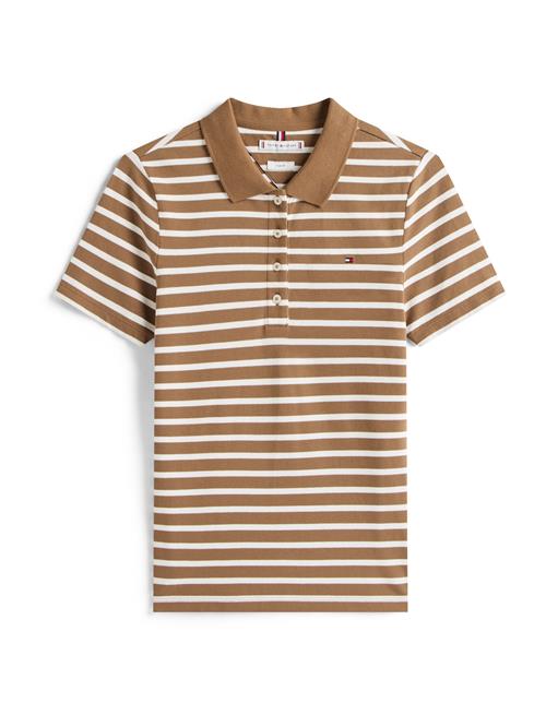 TOMMY HILFIGER Shirts '1985'  lysebrun / hvid