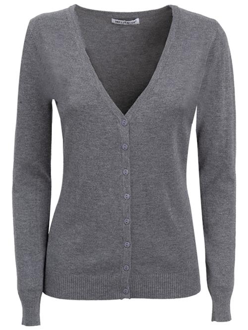 Influencer Cardigan  grå