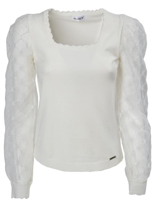 Influencer Pullover  hvid