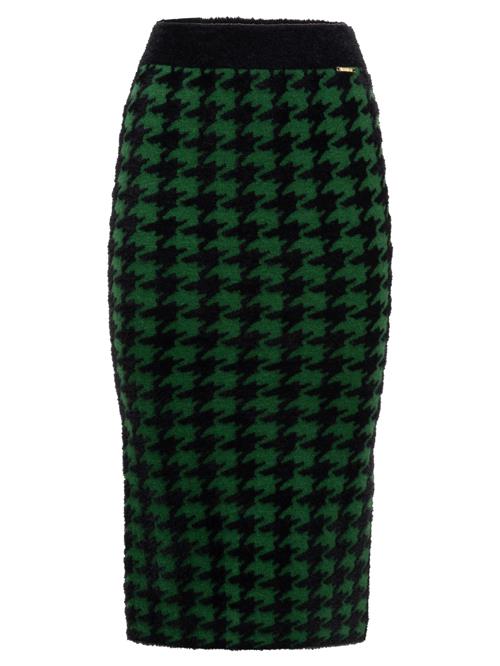 Influencer Nederdel  grøn / sort